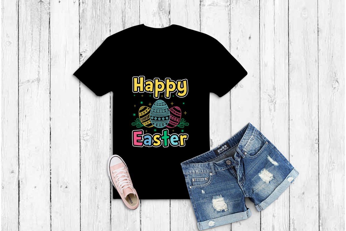 Happy Easter Shirt | Spring T Shirt, a Graphic by Vector Portal (Photo 4 of 5)