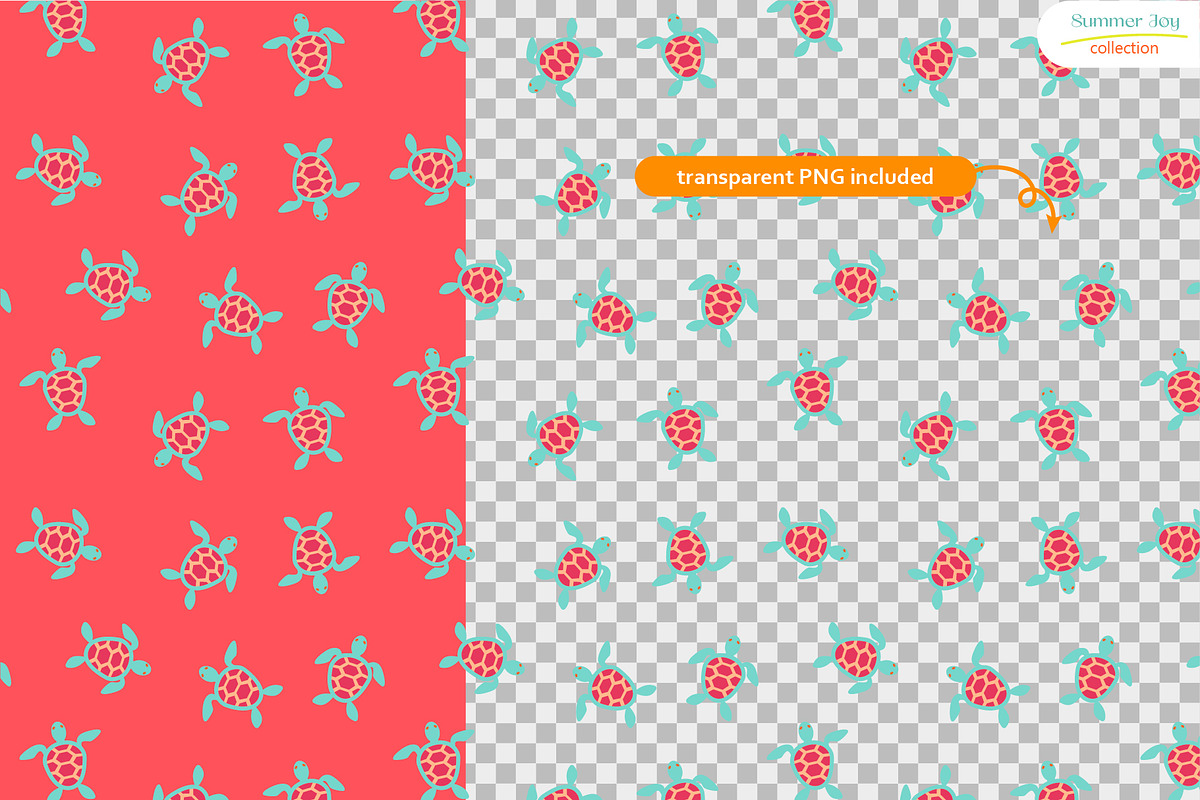 Summer Joy - Seamless Patterns, a Pattern Graphic by InaCorart (Photo 4 of 8)