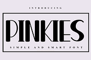 Pinkies, a Handwritten Font by FreshTypeINK (Thumbnail 1 of 9)