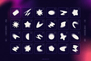 Blurry Gradient Shapes Collection, an Object Graphic by Samolevsky (Thumbnail 13 of 15)