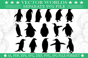 Penguin Svg, Bird, Birds Svg