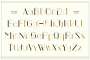 Gratitude - Art Deco Inspired Font, a Sans Serif Font by Kahade Studio (Thumbnail 10 of 12)