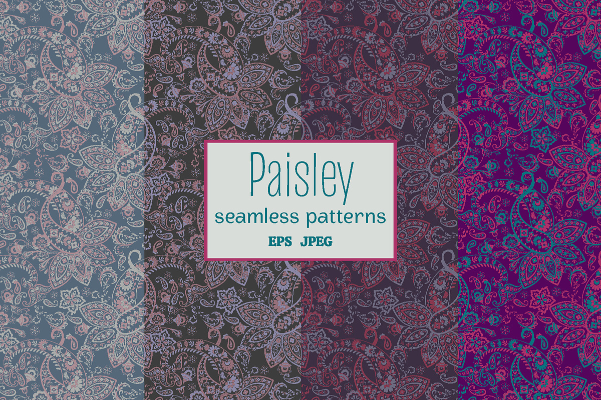 Paisley seamless pattern, a Pattern Graphic by antalogiya (Photo 1 of 5)