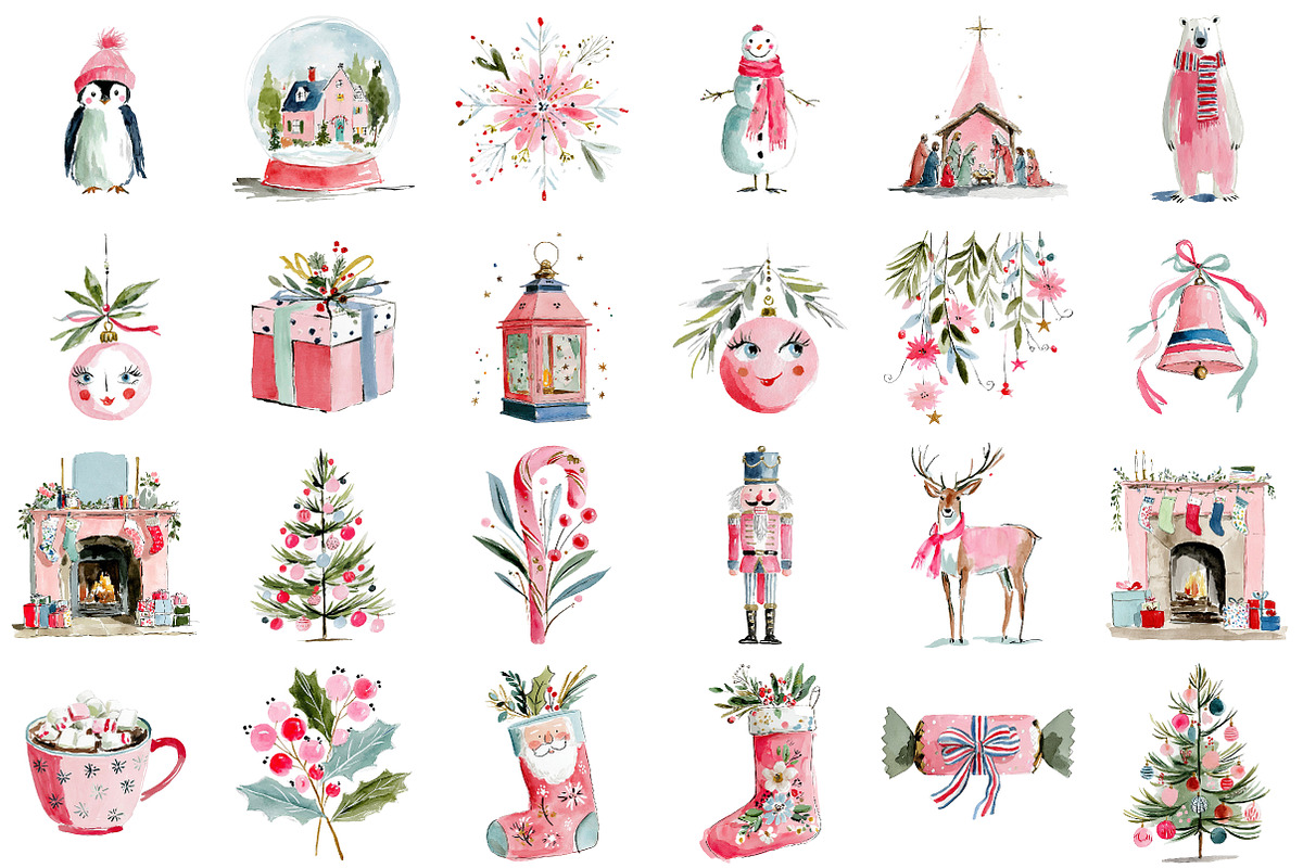 Hand Drawn Whimsical Christmas PNG, an Illustration by Craft Nest (Photo 3 of 4)