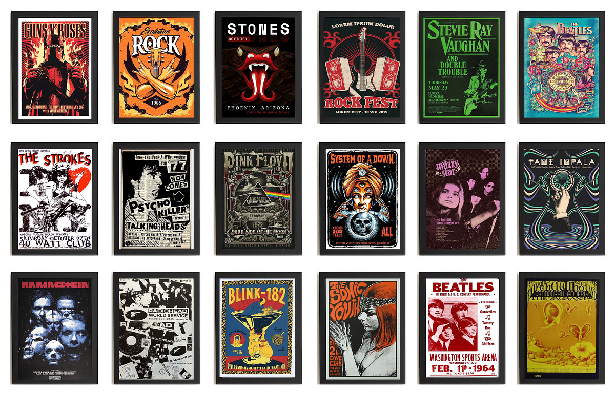 Vintage Concert Poster, Retro Poster, a Wallpaper Photo by Chipshpow Graphics (Photo 4 of 9)