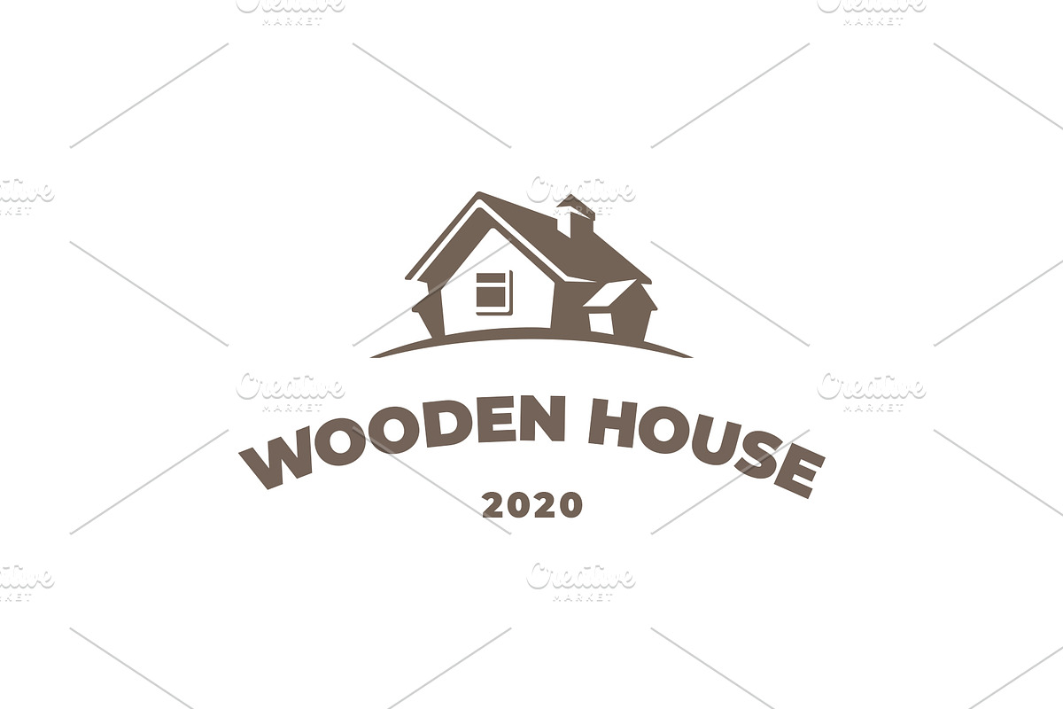 Wooden house, a Branding & Logo Template by Fantik (Photo 1 of 3)