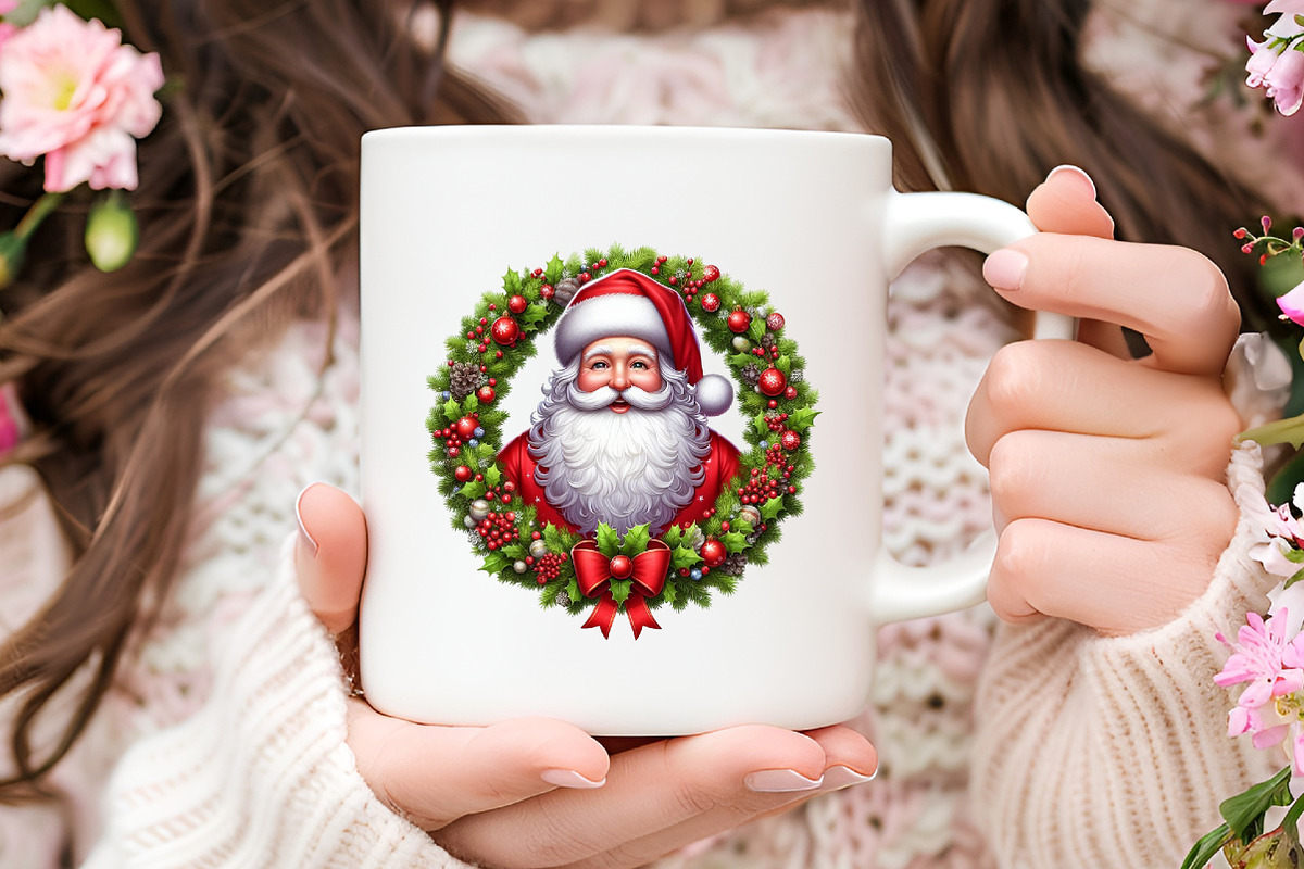 Cute Santa & Holiday Elements Clipar, an Illustration by RobertsArt (Photo 3 of 7)