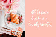 Saturday Brunch, a tight tall script, a Script Font by Rachel White Art (Thumbnail 7 of 18)