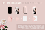 RoseGold Tech Mockups+Scene Creator, a Books & Magazine Mockup by Girl Boss Stock (Thumbnail 6 of 8)