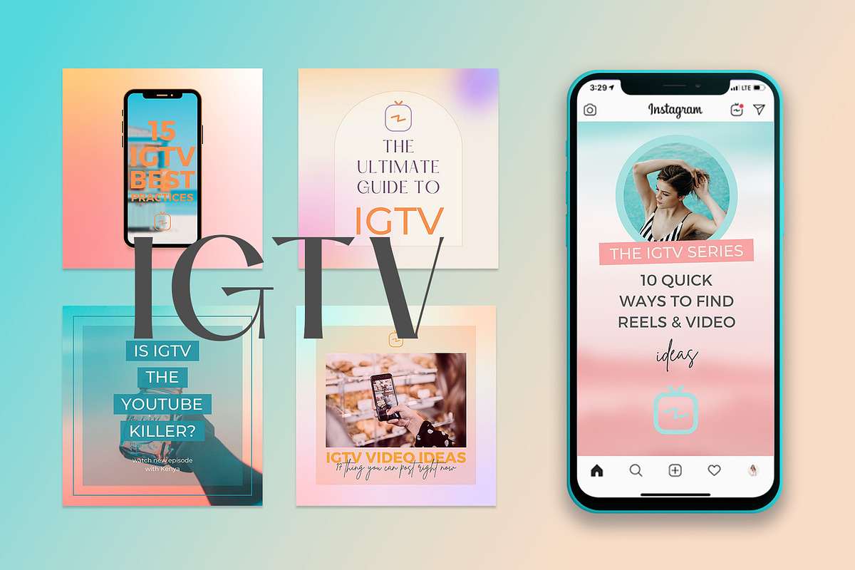 Instagram Template Coaches | CANVA, a Social Media Template by graphypix (Photo 8 of 15)