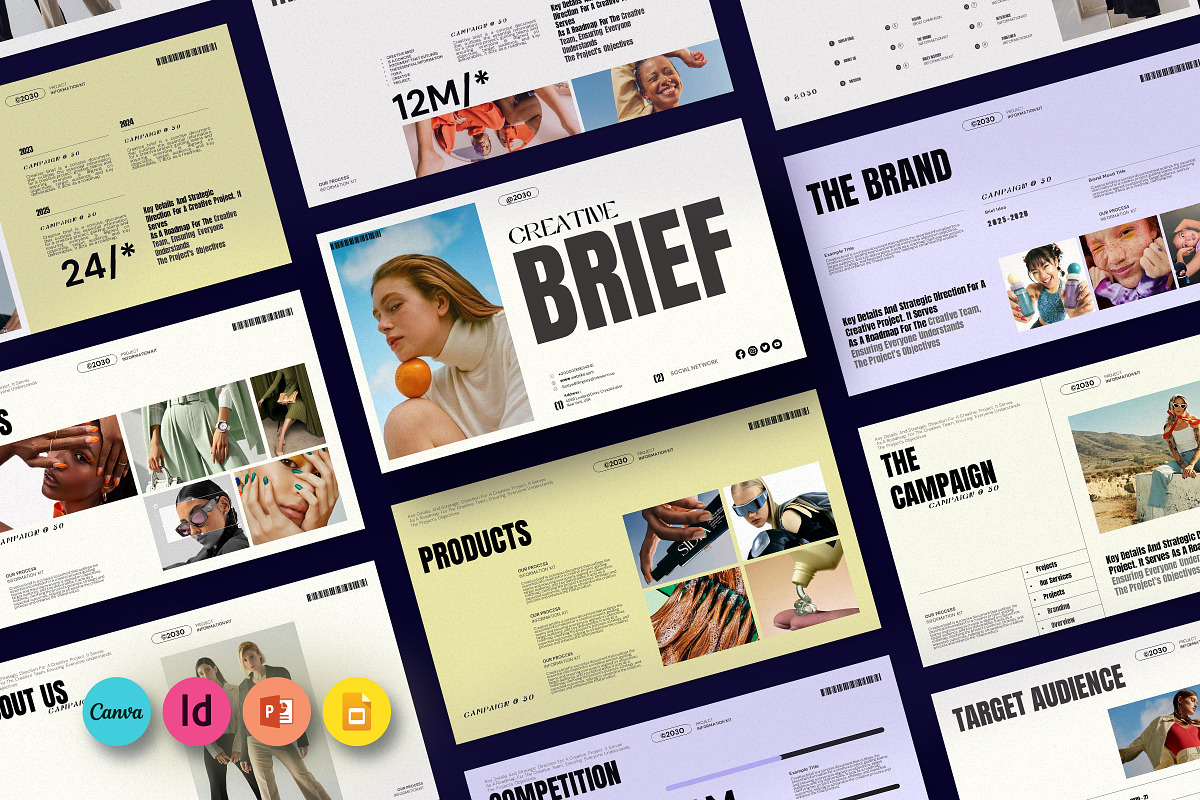 Creative Brief Campaign Template, a Presentation Template by Studio Industry (Photo 9 of 9)
