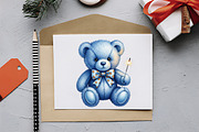 4th of July Blue Baby Nursery Clipar, a Seasonal Illustration by RobertsArt (Thumbnail 5 of 7)