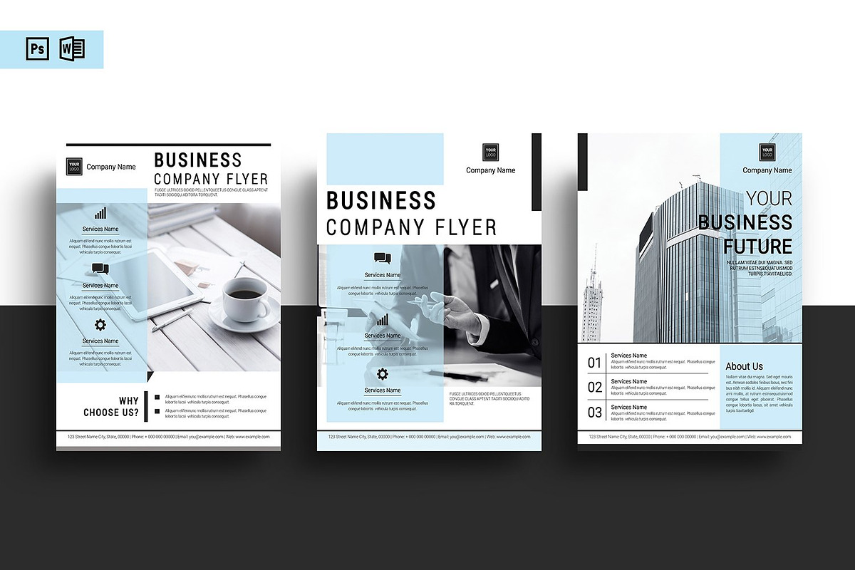 Minimal Business Flyer Bundle, a Flyer Template by Template Shop (Photo 4 of 4)
