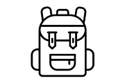 Backpack Line Icon, an Icon by Pexelpy (Thumbnail 1 of 2)
