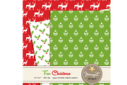 Fun Christmas Digital Papers, a Pattern Graphic by JennyL Designs (Thumbnail 4 of 4)