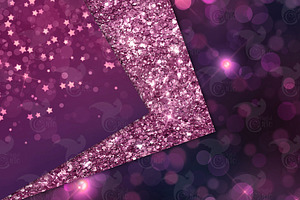 Purple Bokeh And Glitter Textures