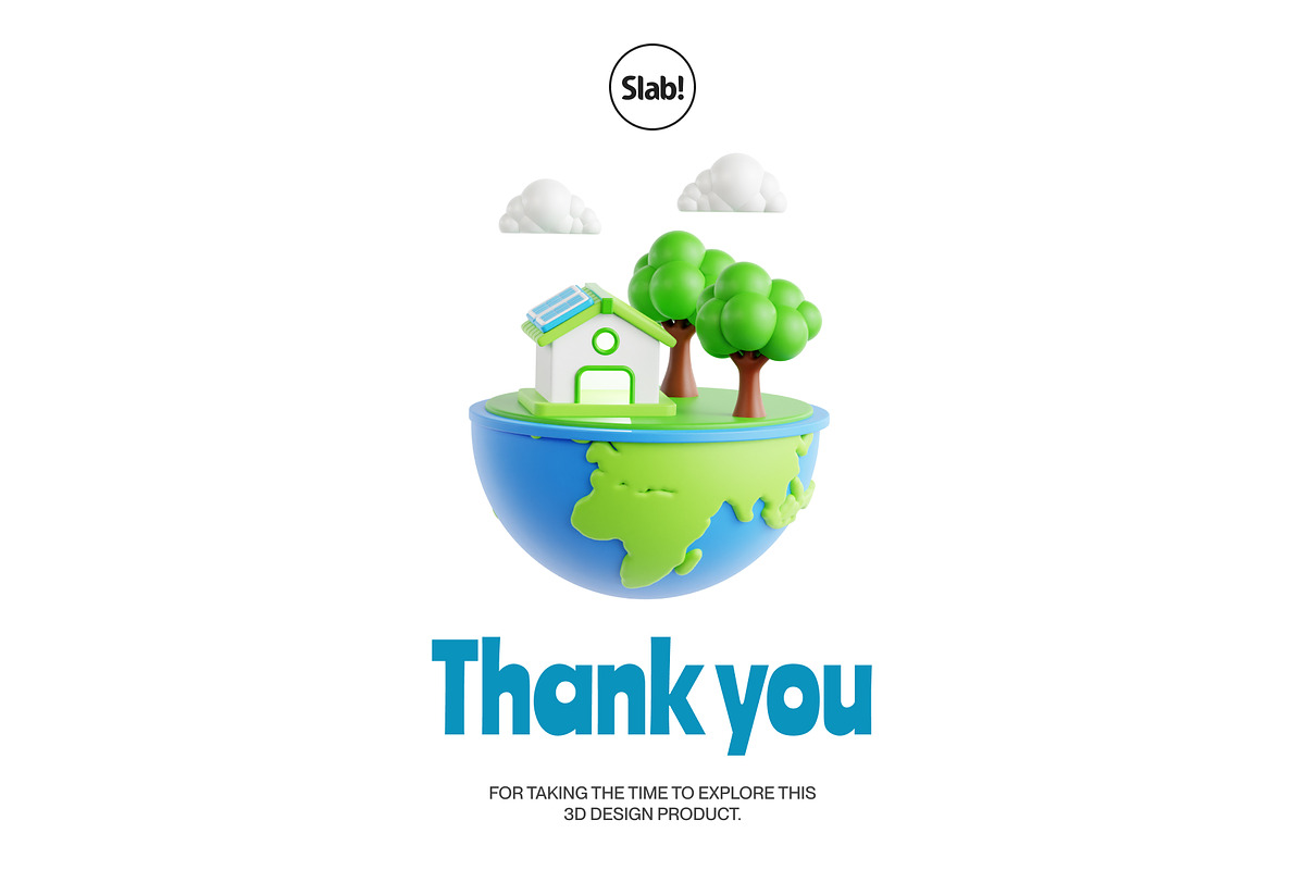 3D Earth Day Icon Pack, an Object 3D Model by SLAB! Design (Photo 4 of 4)