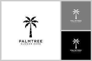 palm tree logo vector design, a Branding & Logo Template by quadrazo