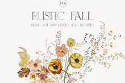 Rustic Fall Watercolor Dried flowers, a Decorative Illustration by SunnyAfternoons (Thumbnail 1 of 14)