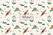 Lake Day Seamless Repeat Pattern, a Pattern Graphic by Forest Lily (Thumbnail 5 of 11)