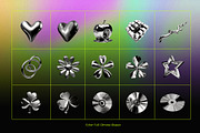 CYBER Y2K Chrome Shapes, an Object Graphic by Desert Poetic (Thumbnail 5 of 6)
