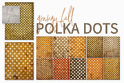 Grungy Fall Polka Dots, a Decorative Illustration by rileyBgraphics (Thumbnail 1 of 7)