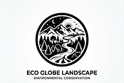 60 Eco Globe Landscape Silhouette, a Technology Illustration by Amazin_art (Thumbnail 2 of 29)