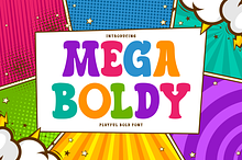 Mega Boldy - Playful Bold Font