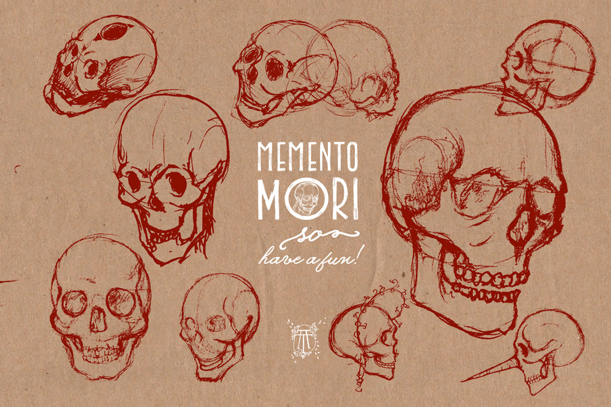 Skulls - Sketch 2 The Bone, an Illustration by Andrea Tardivo (Photo 3 of 4)