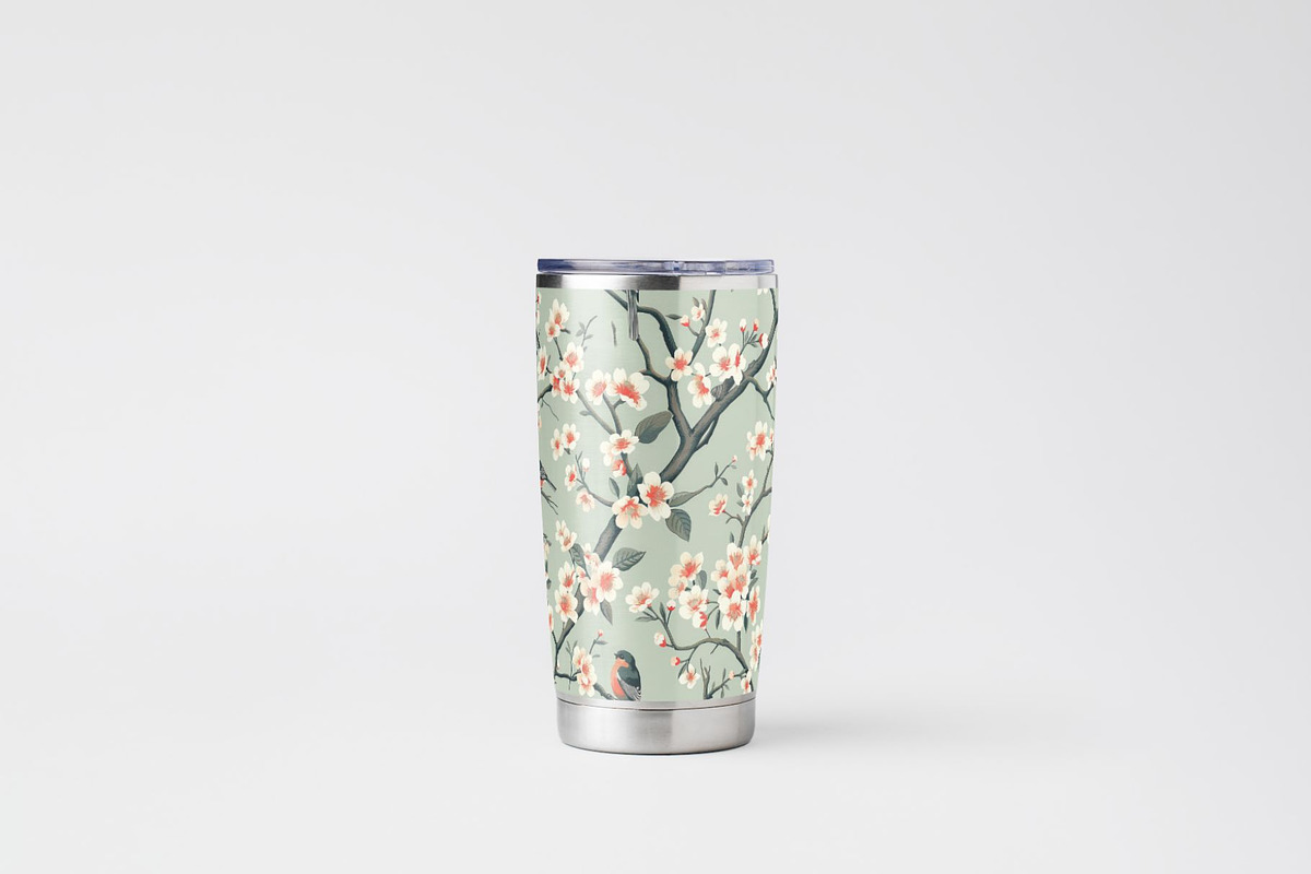 10 Chinoiserie Chic Seamless Pattern, a Pattern Graphic by Inknfolly (Photo 4 of 7)