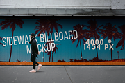 Sidewalk Billboard Mockup, an Advertising Mockup by GearShift (Thumbnail 4 of 4)