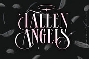 Fallen Angels Serif Font, a Serif Font by Sam Parrett (Thumbnail 1 of 7)