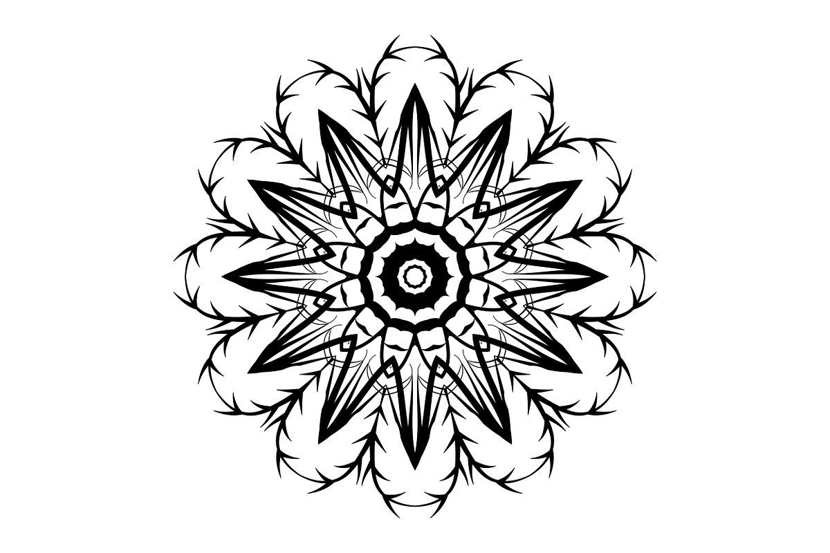 Artistic Mandala Vector Collection, a Decorative Illustration by NJ Himel (Photo 10 of 101)