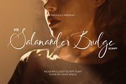 Salamander Bridge Classy Script, a Script Font by Haps Space (Thumbnail 1 of 10)