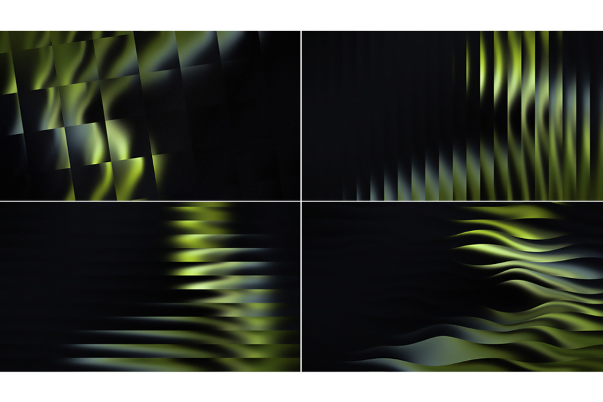 Set of Green Glass Backgrounds, a Background Graphic by BazziBa♥ (Photo 2 of 5)