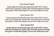 Lemon Cupcakes, a Handwritten Font by Sofia Skoog (Thumbnail 10 of 11)