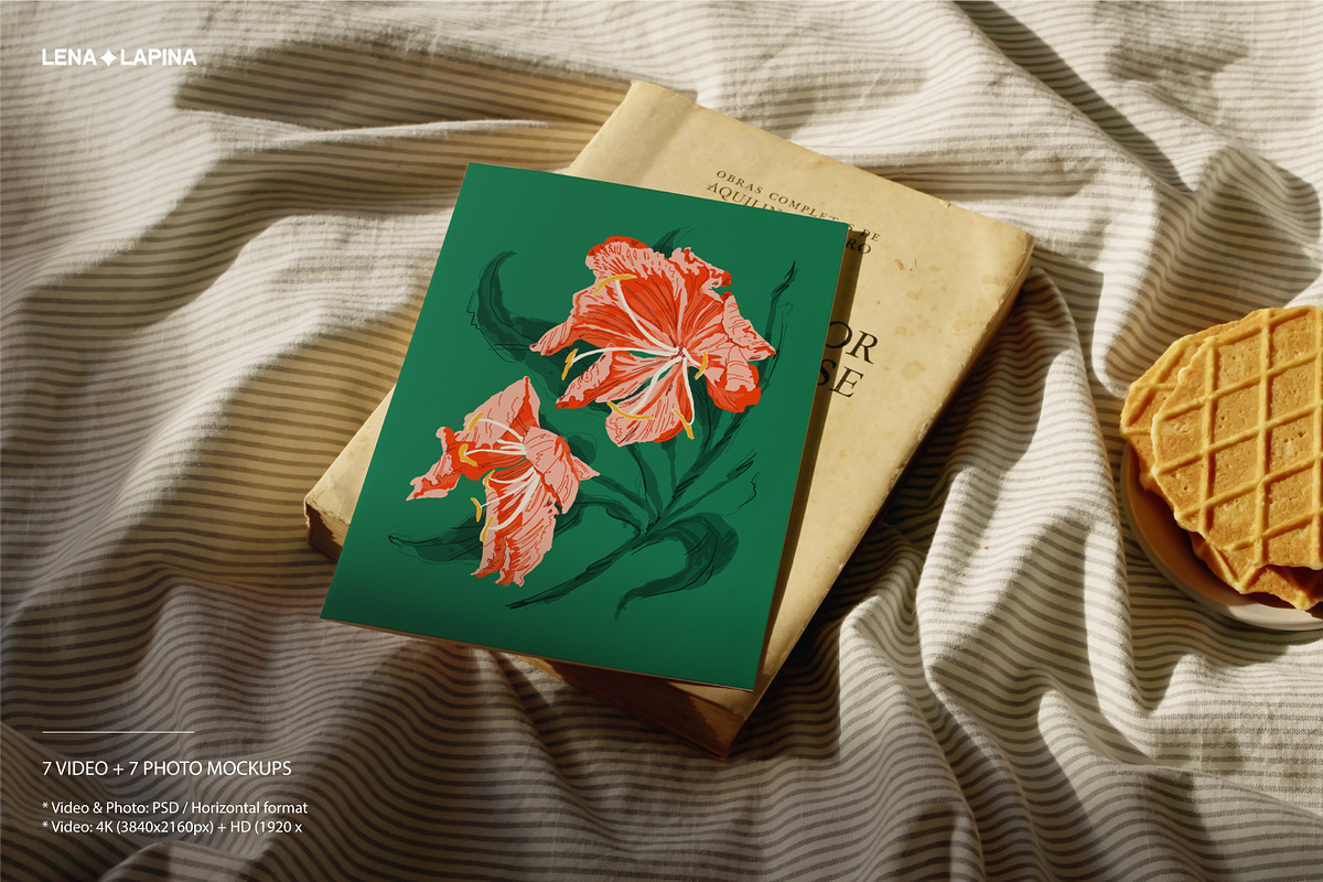 CARD VOL001 VIDEO/PHOTO MOCKUPS, a Print Template by MCKP*ME (Photo 1 of 5)