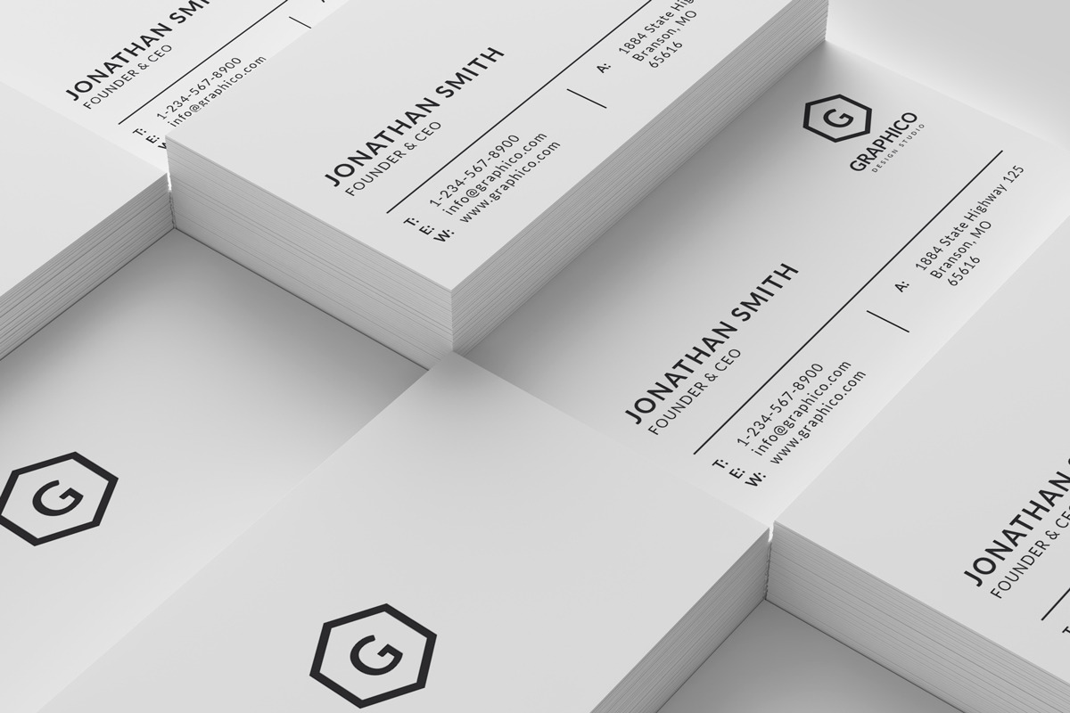 Simple Minimal Business Card 55, a Business Card Template by ND Design (Photo 6 of 9)