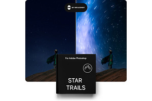 Star Trails Sky Replacement Pack