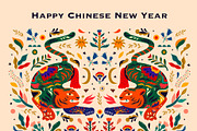 New Year & Christmas collection, a Seasonal Illustration by MoleskoStudio (Thumbnail 36 of 38)