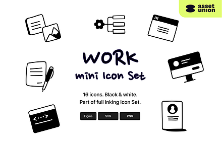 Inking Work Icons