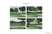 People in park Illustration clipart, a Seasonal Illustration by LyubovZaytseva (Thumbnail 19 of 21)