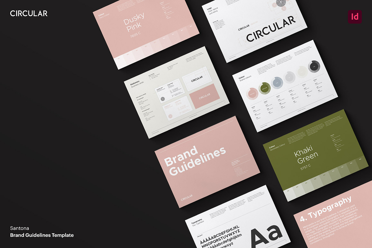 SANTONA / Brand Guidelines, a Brochure Template by Circular (Photo 1 of 11)
