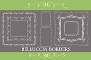 Belluccia Hand Drawn Borders, a Script Font by Debi Sementelli (Thumbnail 2 of 2)
