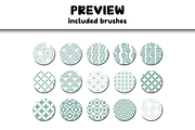 Retro 1.0 Procreate Brushes, a Brush Add-On by Design av MAD (Thumbnail 3 of 7)
