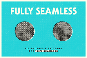 Halftone Texture Brushes