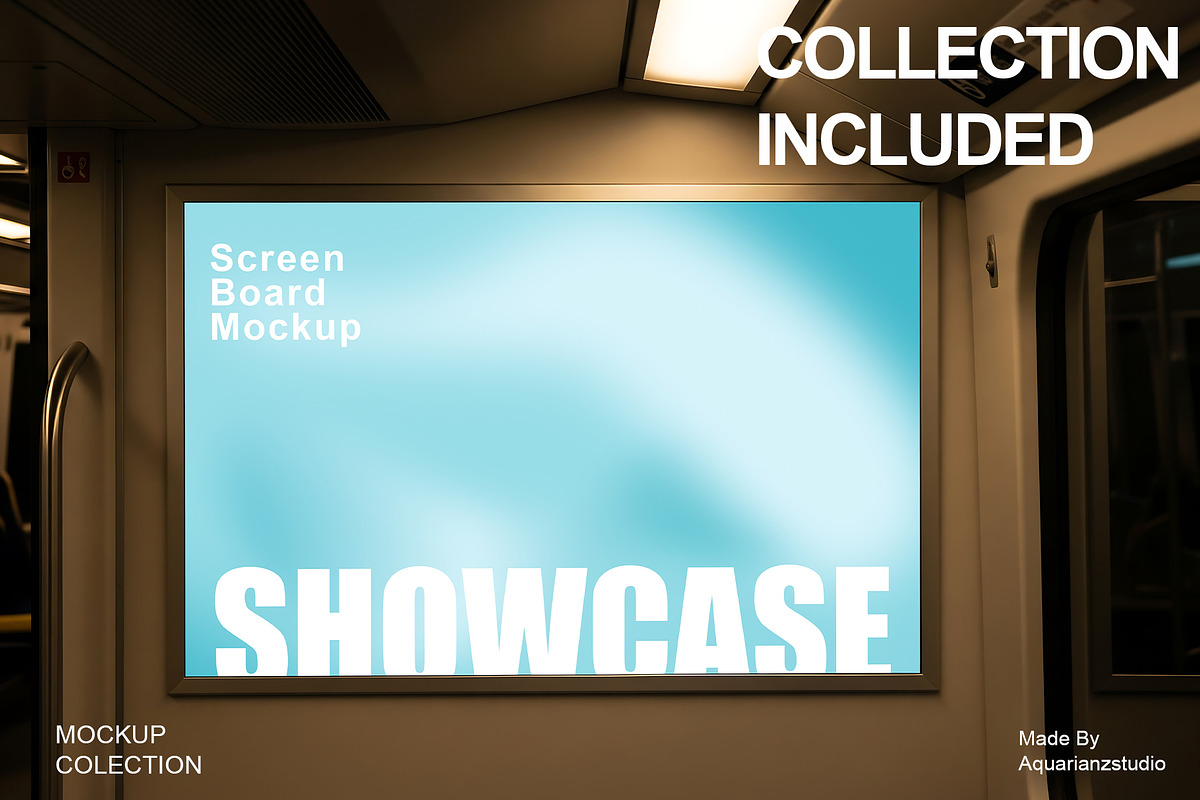 2 Screen Board Mockup, a Product Mockup by Aquarianz Studio (Photo 2 of 3)