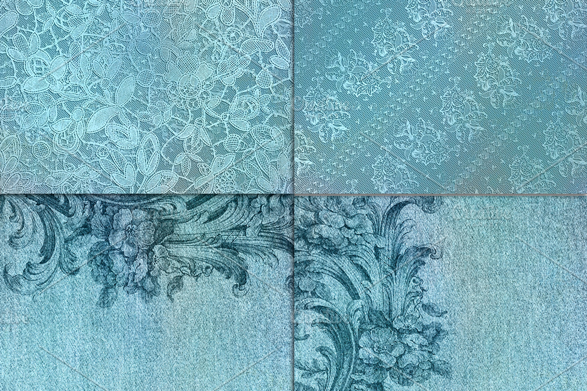 Teal wedding scrapbook paper linen, a Texture Graphic by Area (Photo 6 of 7)