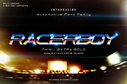Racer Boy, a Sans Serif Font by Burntilldead (Thumbnail 1 of 7)