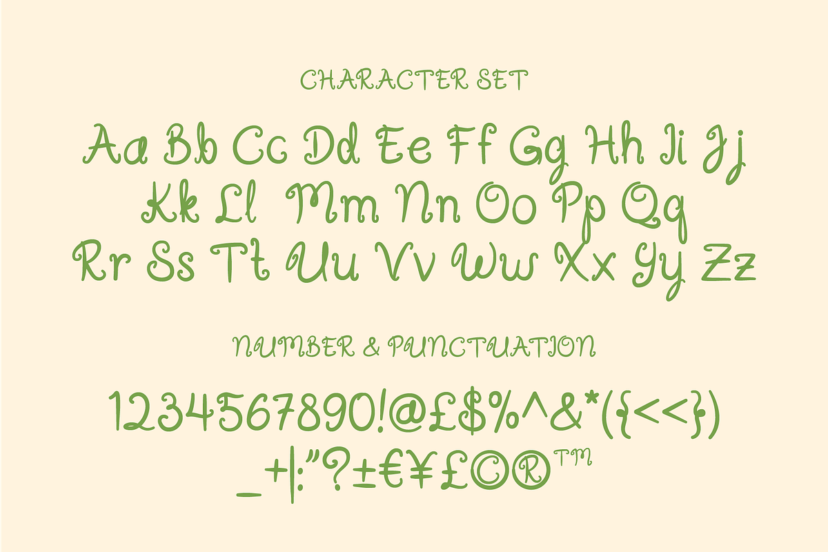 Cusie - Playful Bubbly Font, a Handwritten Font by Huge Dream Studio (Photo 2 of 8)